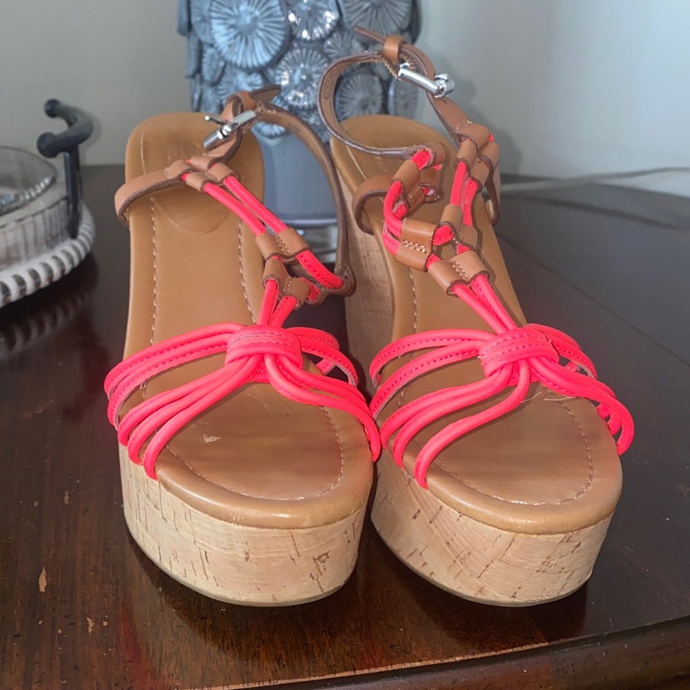 Coach wedge sandals